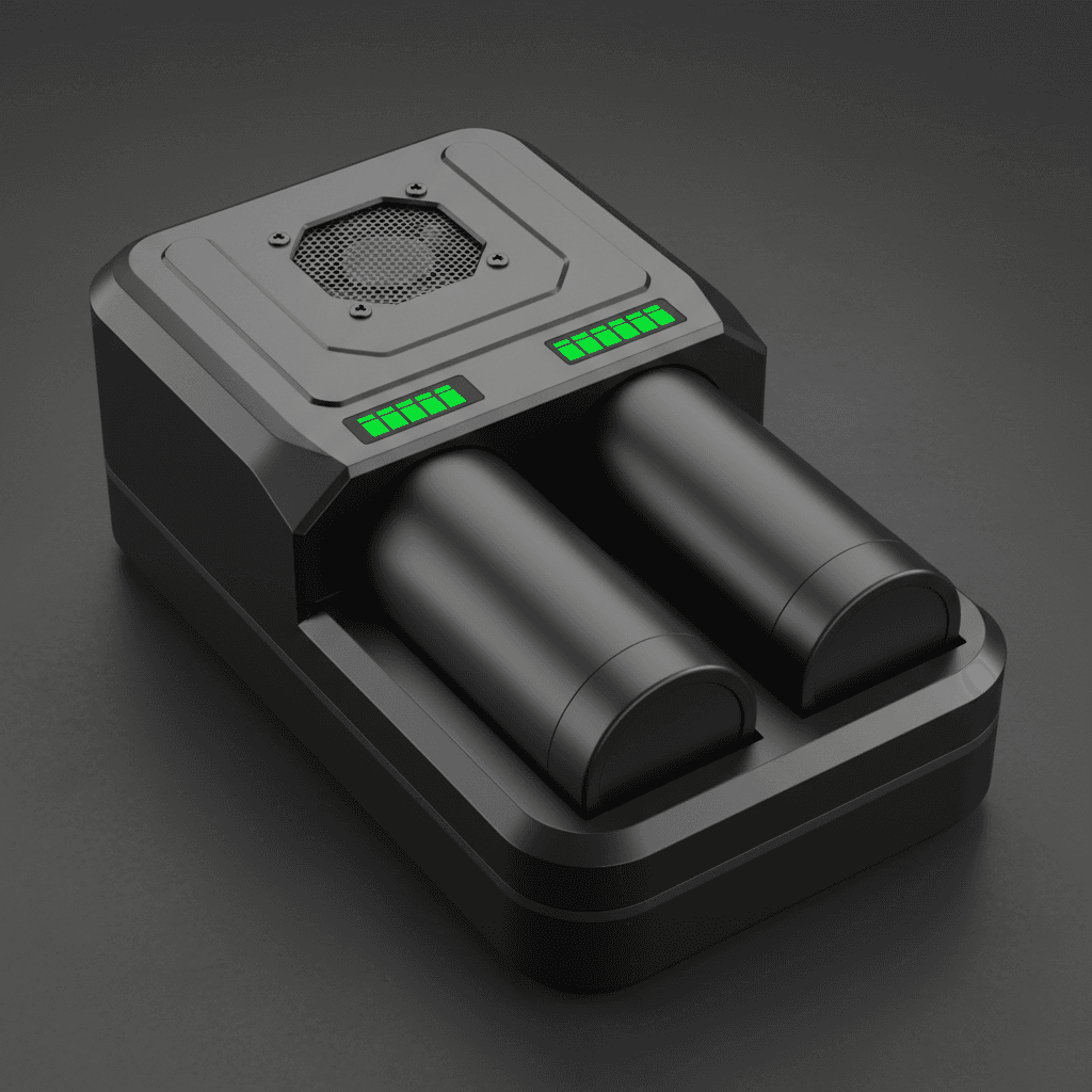 PTB 雙電池智能充電器